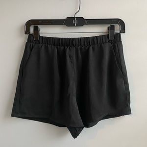 Forever 21 Black Flowy Shorts